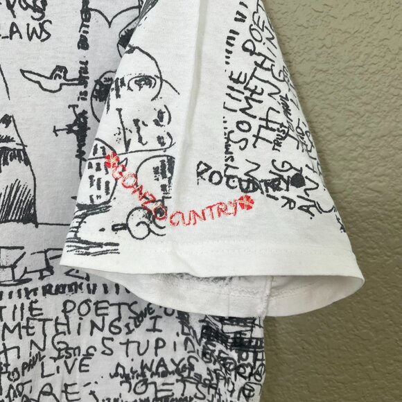 Vintage Mark Gonzales x BEAMS all over print t-shirt - Picture 3 of 6